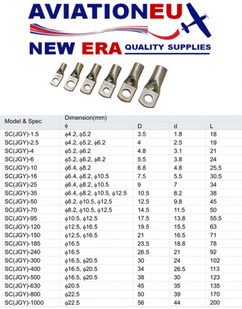 AVEUNE SC JGY Battery Terminals Specs