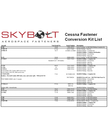 SKYBOLT® Κιτ Αντικατάστασης Εξαρτημάτων Στερέωσης Καλύμματος Κινητήρα από Ανοξείδωτο Χάλυβα SKU: SKYBLT-FST-CWL-KIT