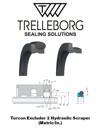 TRELLEBORG Ξύστρες Υδραυλικών Συστημάτων SKU: TSS-SCRP-HYDR