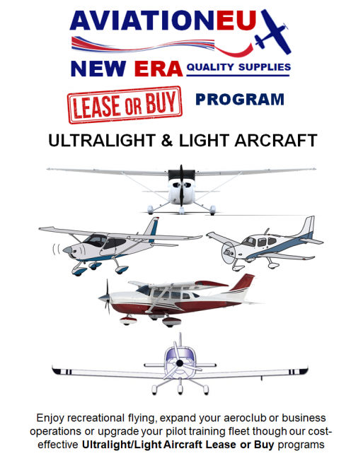 AVIATIONEU NEW ERA Προγράμματα Αγοράς/Χρηματοδοτικής Μίσθωσης Υπερέλαφρων/Ελαφρών Αεροσκαφών SKU: ANEUNE-ACFT-LSB