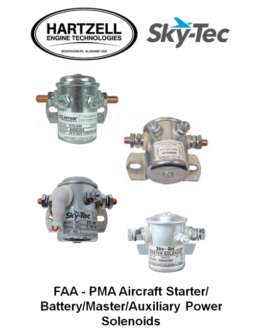 HARTZELL ENGINE TECHNOLOGIES SKY-TEC STS-A Πιστοποιημένα (FAA-PMA) Ρελέ Βοηθητικής Ισχύος Αεροσκαφών SKU: SKYTEC-SLND-STS-A