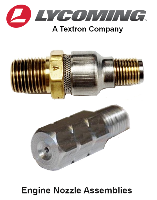 TEXTRON LYCOMING™ Συγκροτήματα Ψεκασμού Ακροφυσίου Αεροπορικών Κινητήρων SKU: LYC-ENG-AERO-NZL