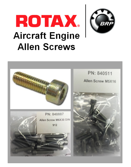 BRP-ROTAX Aircraft Engine Allen Screws BRP-ROTAX Aircraft Engine Allen Screws