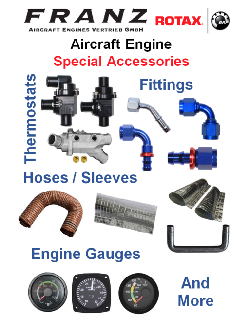 FRANZ AIRCRAFT ENGINES Ειδικά Αξεσουάρ Αεροπορικών Κινητήρων BRP-ROTAX® SKU: FRZ-RTX-ENG-AERO-PRT