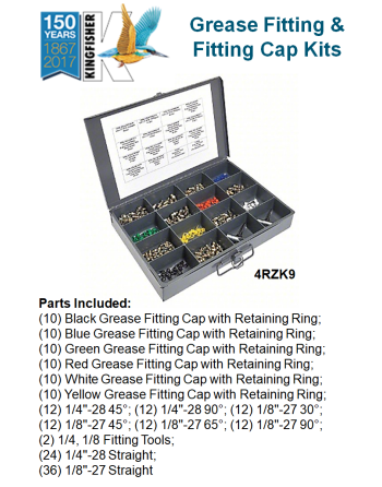 Grease Fitting & Fitting Cap Kits
