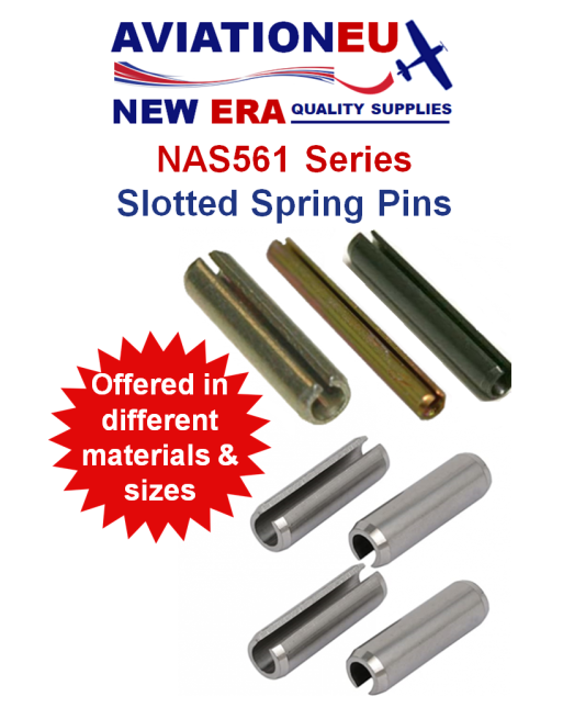 AVIATIONEU NEW ERA NAS561 Σειρά Πείροι Ελατηρίου με Εγκοπή SKU: AVEUNE-SPRGPIN-SLTD-NAS561