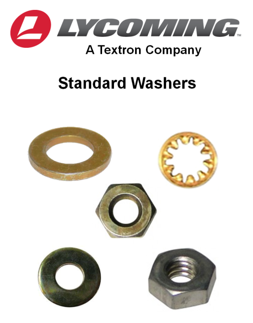 TEXTRON LYCOMING™ Standard Ροδέλες Αεροπορικών Κινητήρων SKU: LYC-ENG-AERO-WSHR-STD