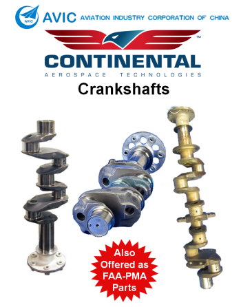CONTINENTAL AEROSPACE TECHNOLOGIES™ Ανταλλακτικά Αεροπορικών Κινητήρων SKU: TCM-ENG-AERO-PRT