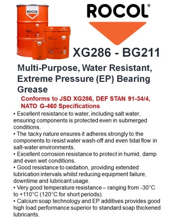 ROCOL XG286 - BG211 Multi Purpose Bearing Grease