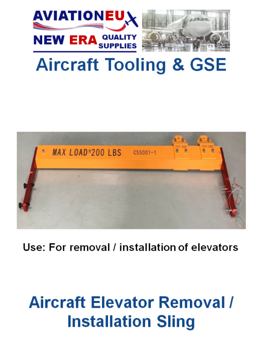 AVIATIONEU NEW ERA Αρτάνα Αφαίρεσης/Εγκατάστασης Πηδαλίου Ανόδου-Καθόδου Αεροσκάφους SKU: AVEUNE-SLNG-ACFT-ELV