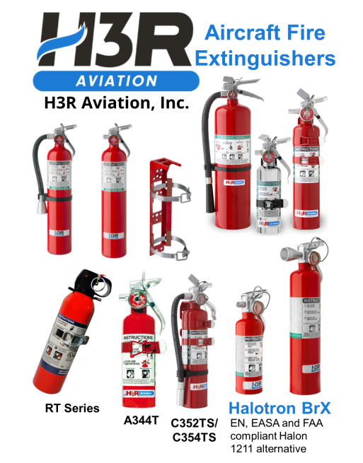 H3R Aircraft Fire Extinguishers