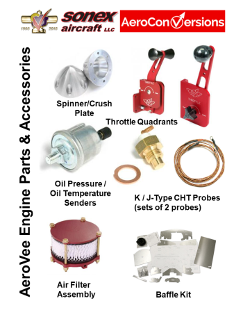 AEROCONVERSIONS AeroVee Aircraft Engine Kit Parts and Accessories