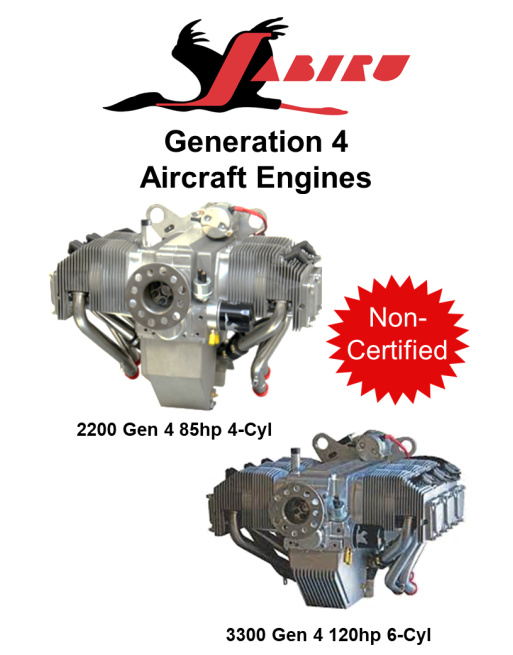 JABIRU Generation 4 Αεροπορικοί Κινητήρες SKU: JBR-ENG-AERO-GEN4 JABIRU Generation 4 Αεροπορικοί Κινητήρες SKU: JBR-ENG-AERO-GEN4
