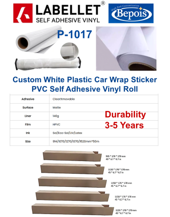 LABELLET® BEPOIS Ρολά Διαφημιστικών Αυτοκόλλητων Βινυλίου SKU: LBLT-ADVMTL-BEPOIS