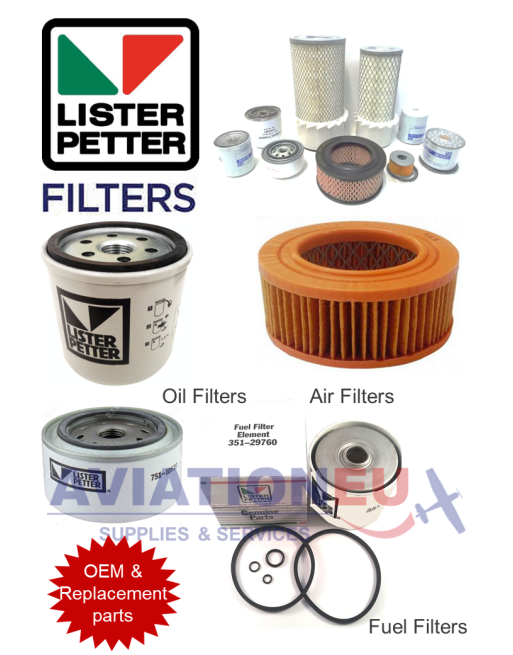 LISTER PETTER Φίλτρα Βιομηχανικών Κινητήρων SKU: LISTER PETTER-FLT-ENG