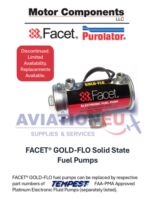 FACET GOLD-FLO Solid State Fuel Pumps FACET GOLD-FLO Solid State Fuel Pumps