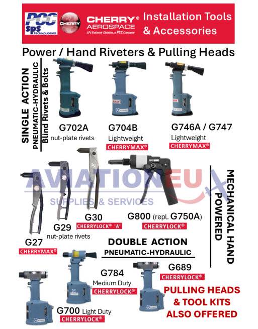 CHERRY® AEROSPACE Εργαλεία & Αξεσουάρ SKU: CHRY-TOOL