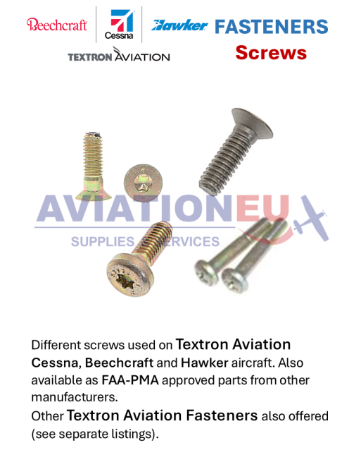 TEXTRON AVIATION Βίδες Αεροσκαφών SKU: TXTAV-SCRW