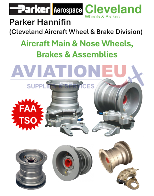 PARKER CLEVELAND Πιστοποιημένοι (TSO'd) Τροχοί, Φρένα & Συγκροτήματα SKU: CLV-WHLBRK