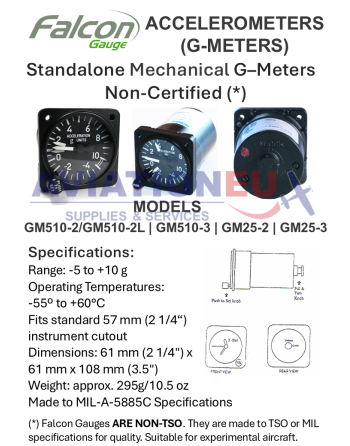 FALCON Mechanical Accelerometers (G-Meters)