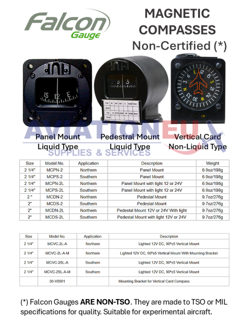 FALCON Magnetic Compasses