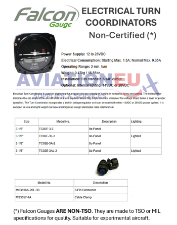 FALCON Electrical Attitude Gyro
