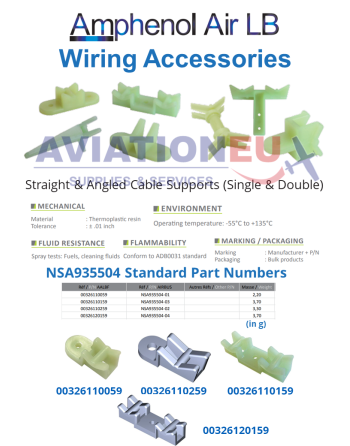 Amphenol Air LB NSA935504 Cable Supports