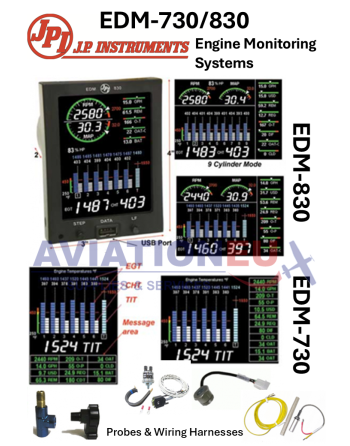 JPI EDM 730/830 Engine Monitoring Systems