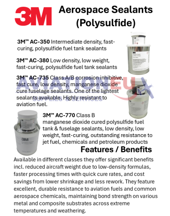 3M Aerospace Polysulfide Sealants