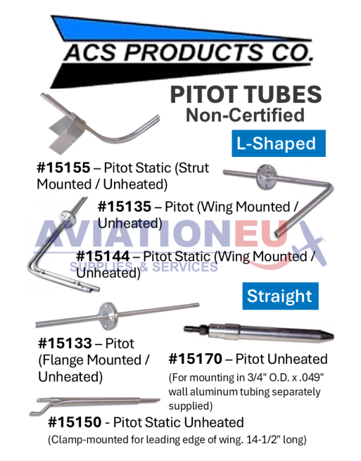 ACS PRODUCTS Σωλήνες Pitot SKU: ACS-PTTB