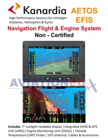 KANARDIA AETOS Electronic Flight Instrument System (EFIS)
