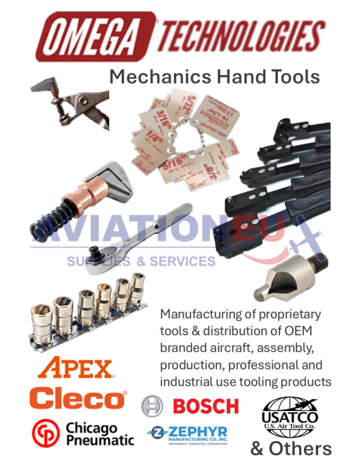 OMEGA TECHNOLOGIES Εργαλεία Αεροπορικών, Επαγγελματικών & Βιομηχανικών Χρήσεων SKU: OMGTECH-TOOLS