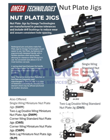 OMEGA TECHNOLOGIES Nut Plate Jigs