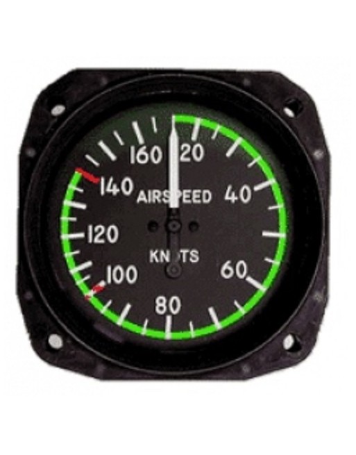 UNITED INSTRUMENTS 8000/8100 Σειρά Πιστοποιημένοι (TSO'd) Ενδείκτες Ταχύτητας Αέρος SKU: UTD-ASI-8000/8100