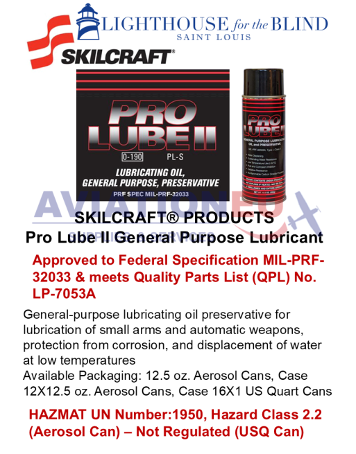 LHB SKILCRAFT® PRO LUBE II Λάδι Λίπανσης & Συντήρησης Γενικής Χρήσης SKU: SKLCRFT-LUBE-PROLUBEII