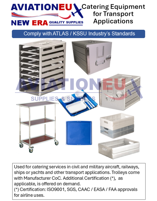 AVIATIONEU NEW ERA Catering Equipment for Transport Applications