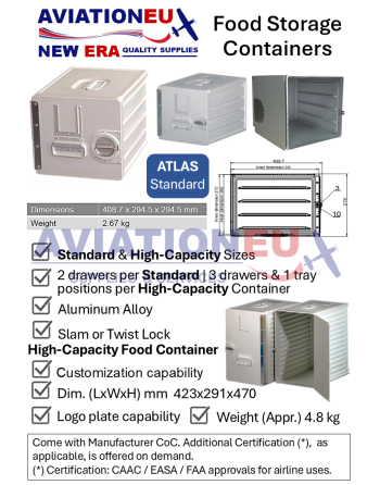 AVIATIONEU NEW ERA Εξοπλισμός Catering Μέσων Μεταφοράς SKU: AVEUNE-EQP-CTRNG