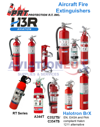 PRT H3R Aircraft Fire Extinguishers
