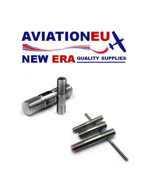 AVIATIONEU NEW ERA Σειρά ASTM A193 Κλάση B6 Ακέφαλα Μπουλόνια από Ανοξείδωτο Χάλυβα SKU: AVEUNE-BLT-ASTM-A193-B6-SSTUD